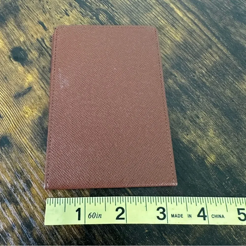 Louis Vuitton Bifold Agenda Notebook Holder Wallet Brown Leather Authenticated
